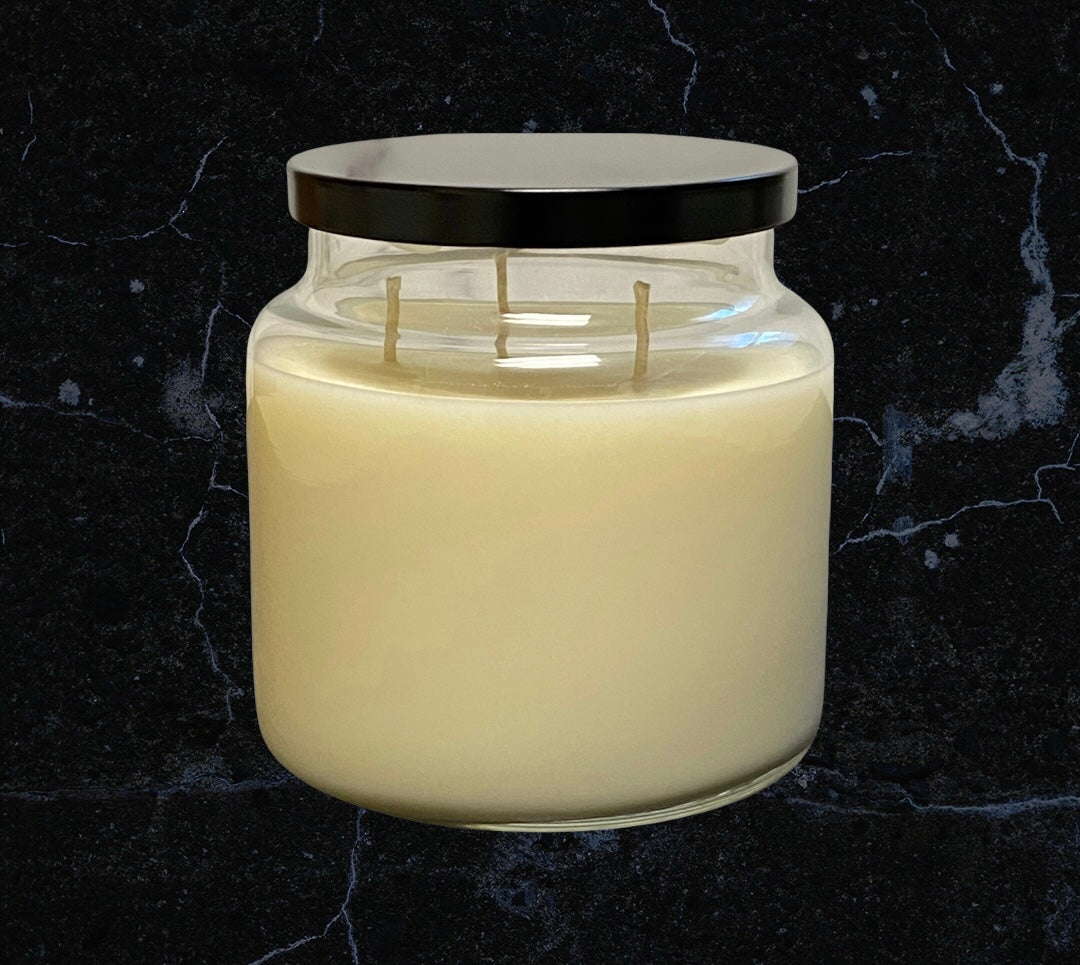 Apple Maple Bourbon- 3 Wick Scented Soy Candle