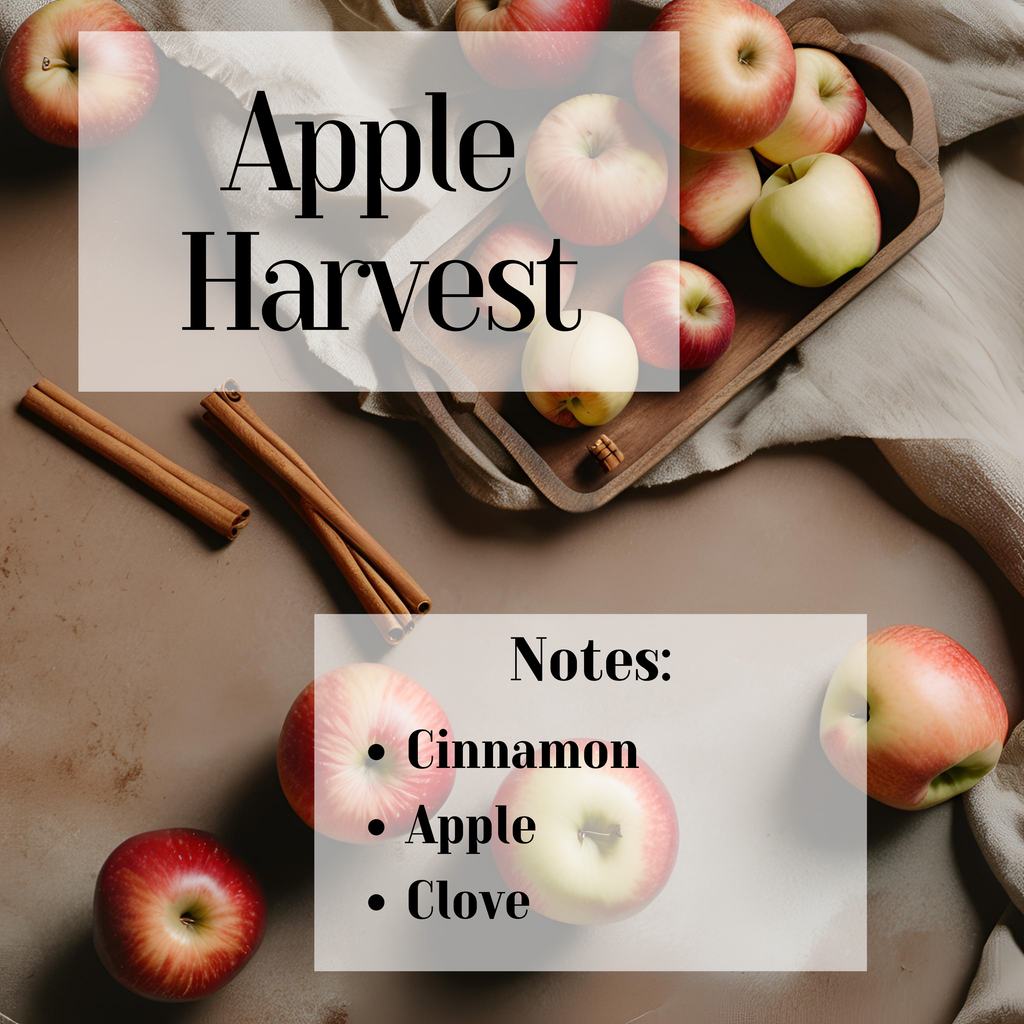 Apple Harvest- 3 Wick Soy Candle