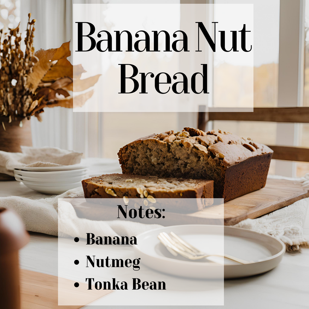 Banana Nut Bread- 3 Wick Candle