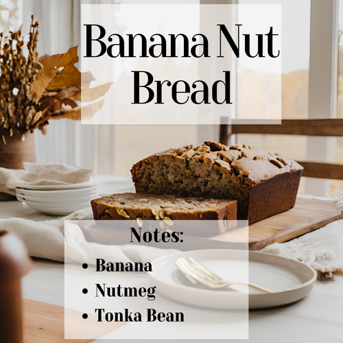 Banana Nut Bread- 3 Wick Candle