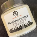 Blackberry Sage- 3 Wick Scented Soy Candle