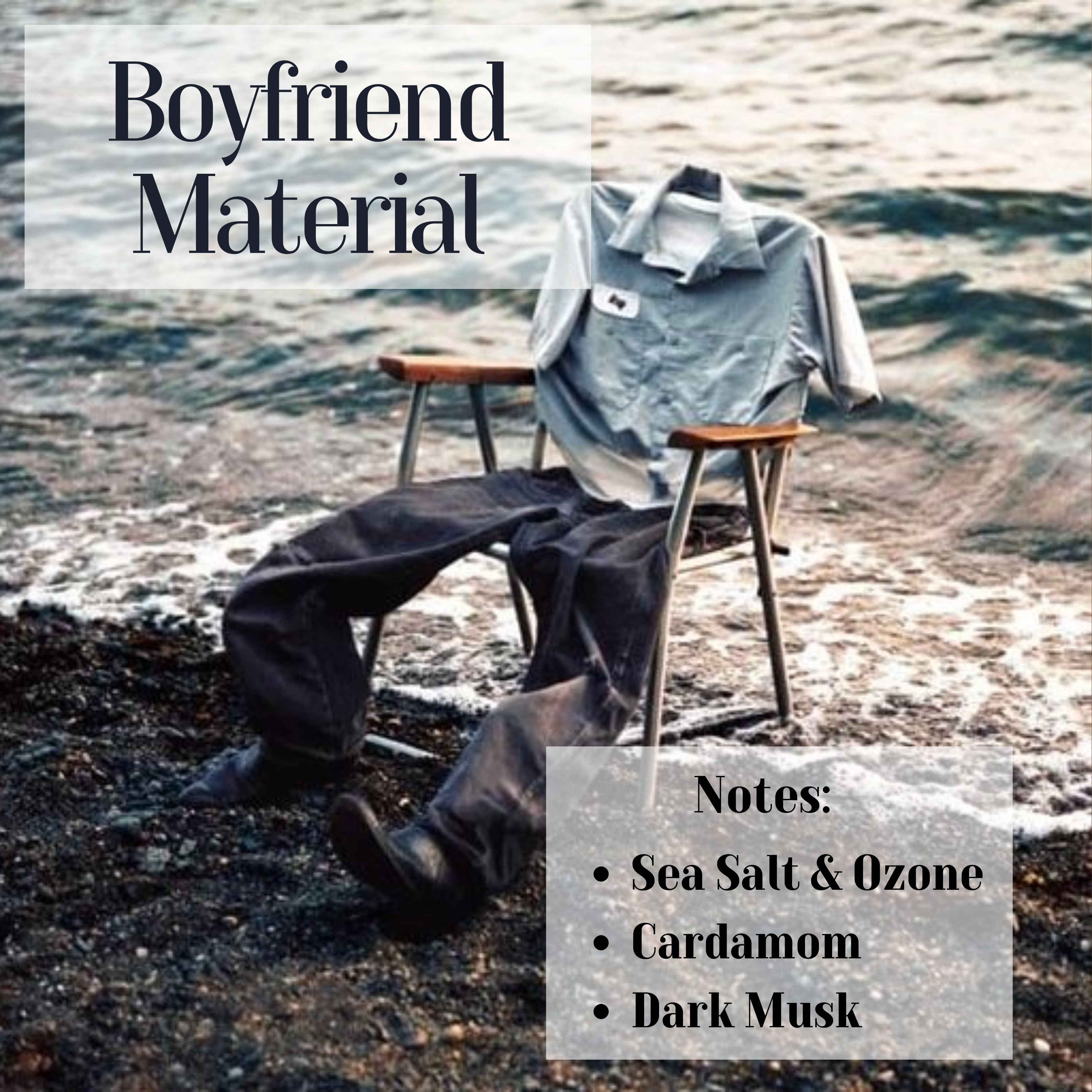 Boyfriend Material- 3 Wick Scented Soy Candle
