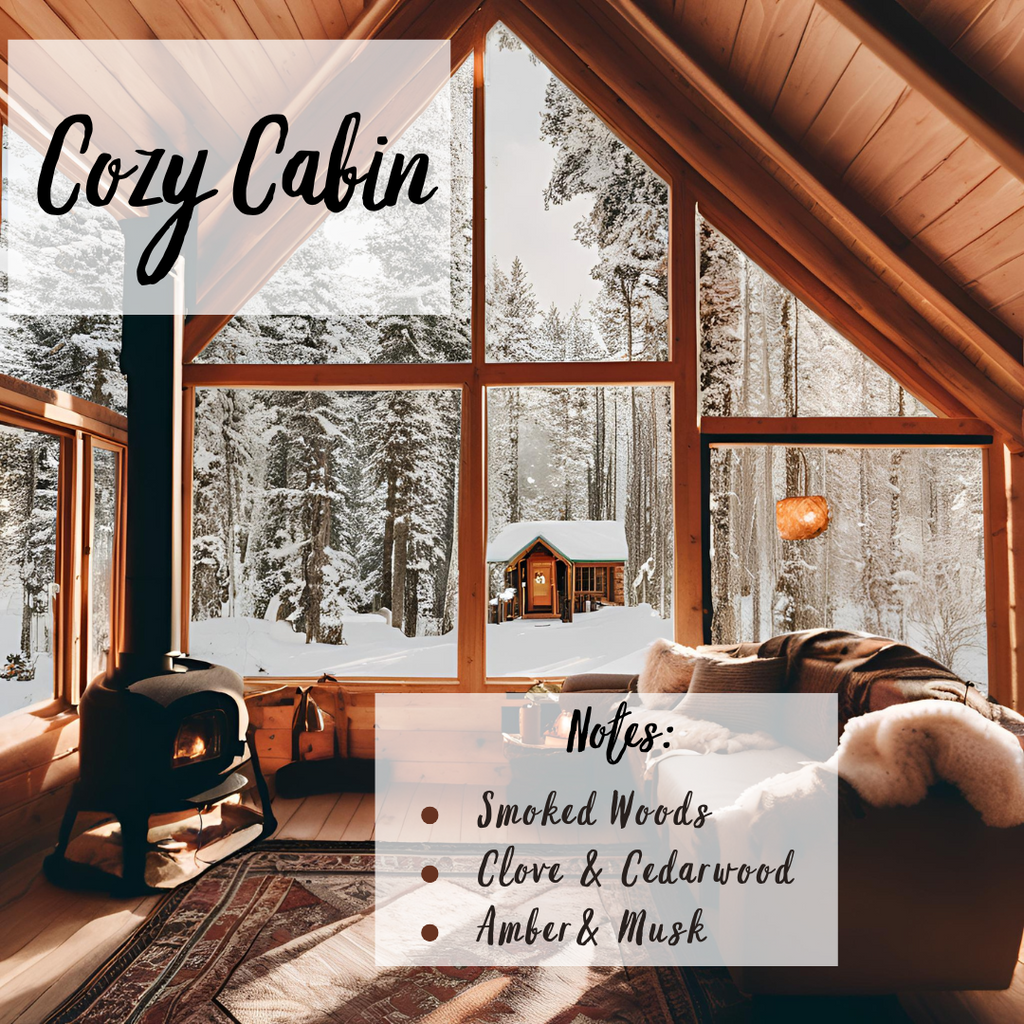 Cozy Cabin- 3 Wick Scented Soy Candle