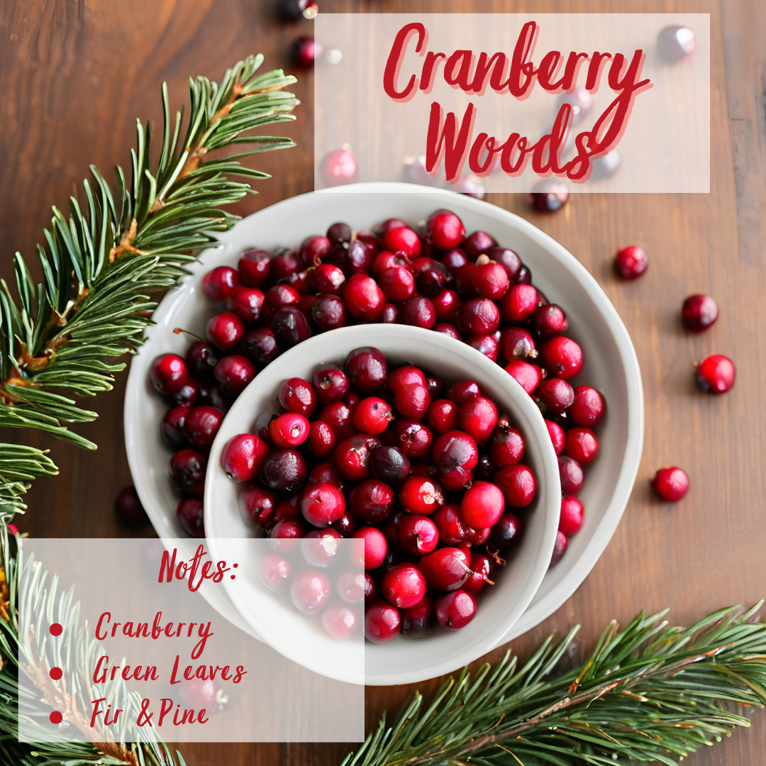 Cranberry Woods- 3 Wick Scented Soy Candle