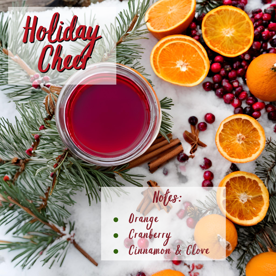 Holiday Cheer- 3 Wick Scented Soy Candle