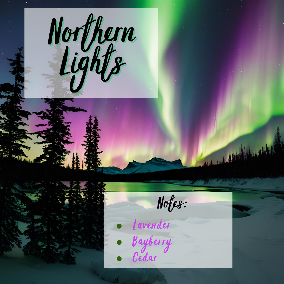 Northern Lights- 3 Wick Scented Soy Candle
