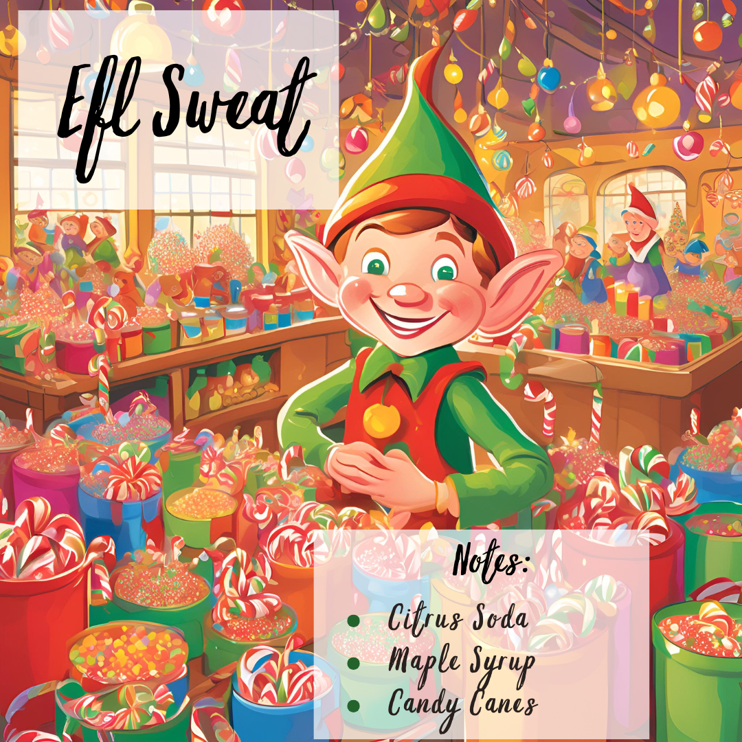 Elf Sweat- 3 Wick Scented Soy Candle