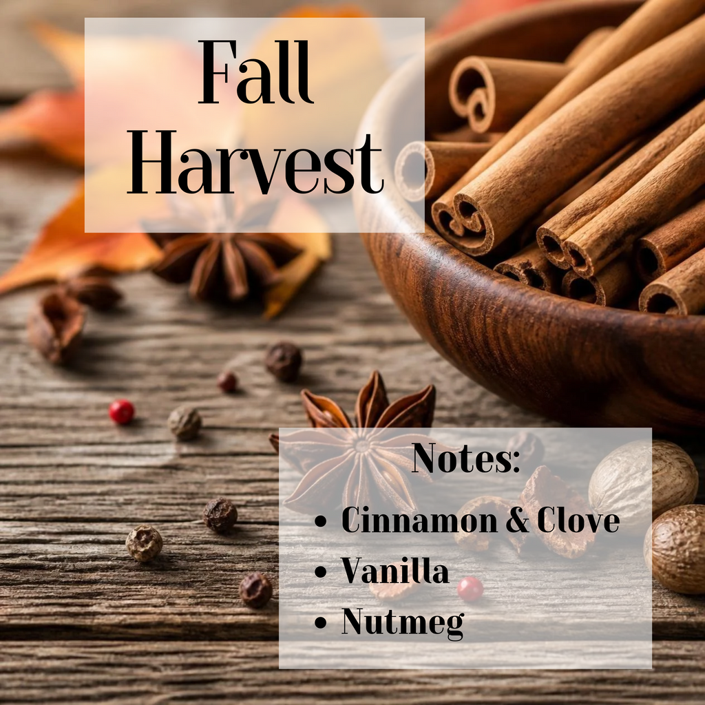 Fall Harvest- 3 Wick Scented Soy Candle