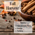 Fall Harvest- 3 Wick Scented Soy Candle