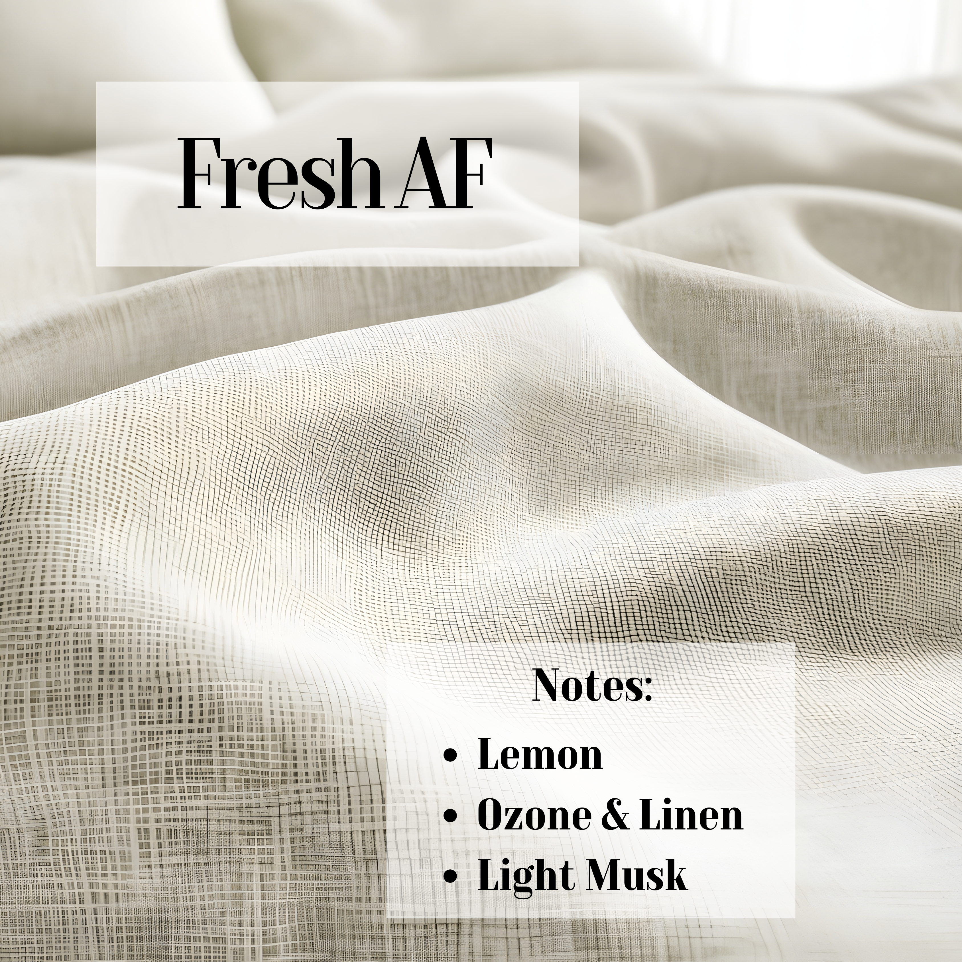 Fresh AF- 3 Wick Scented Candle