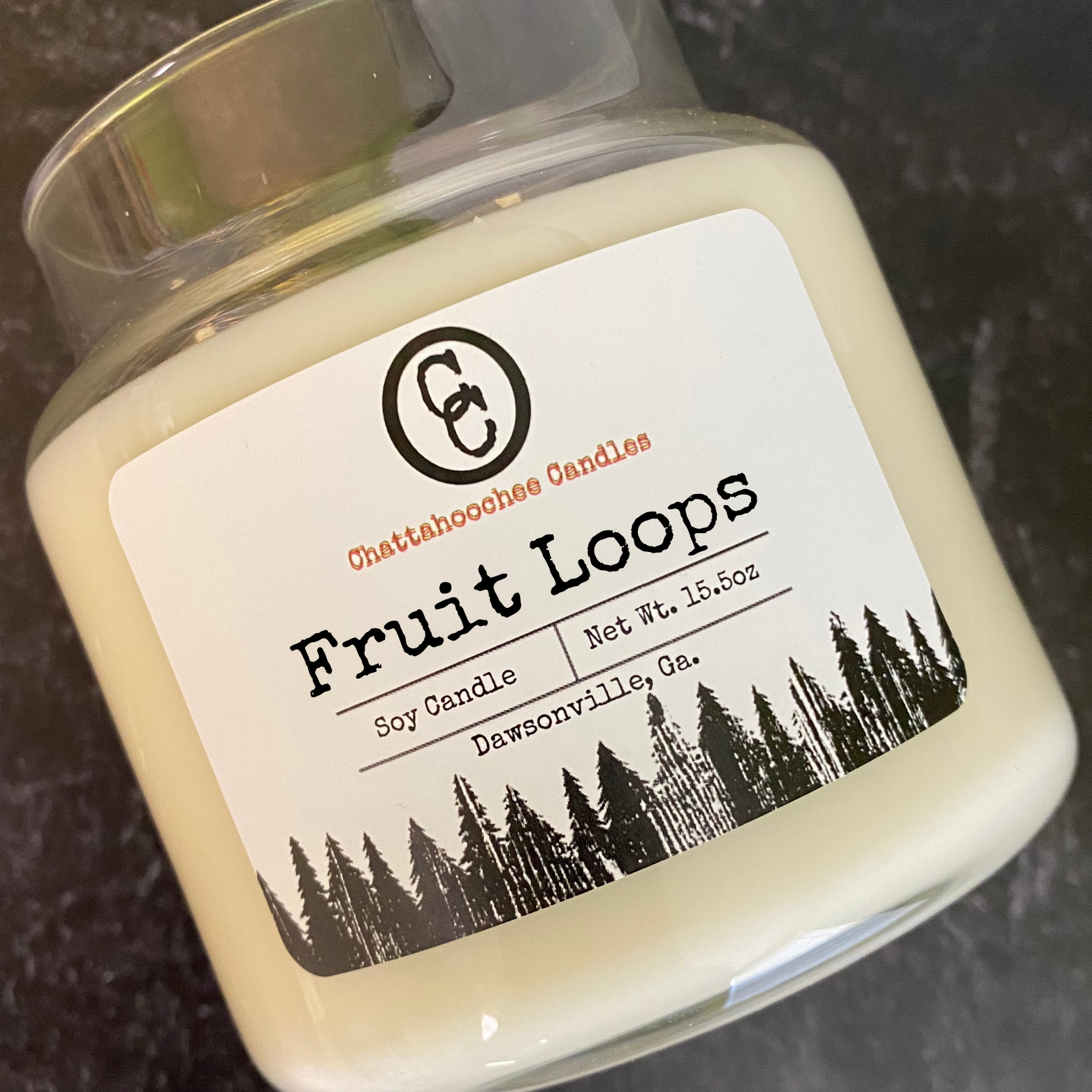 Fruit Loops- 3 Wick Scented Soy Candle