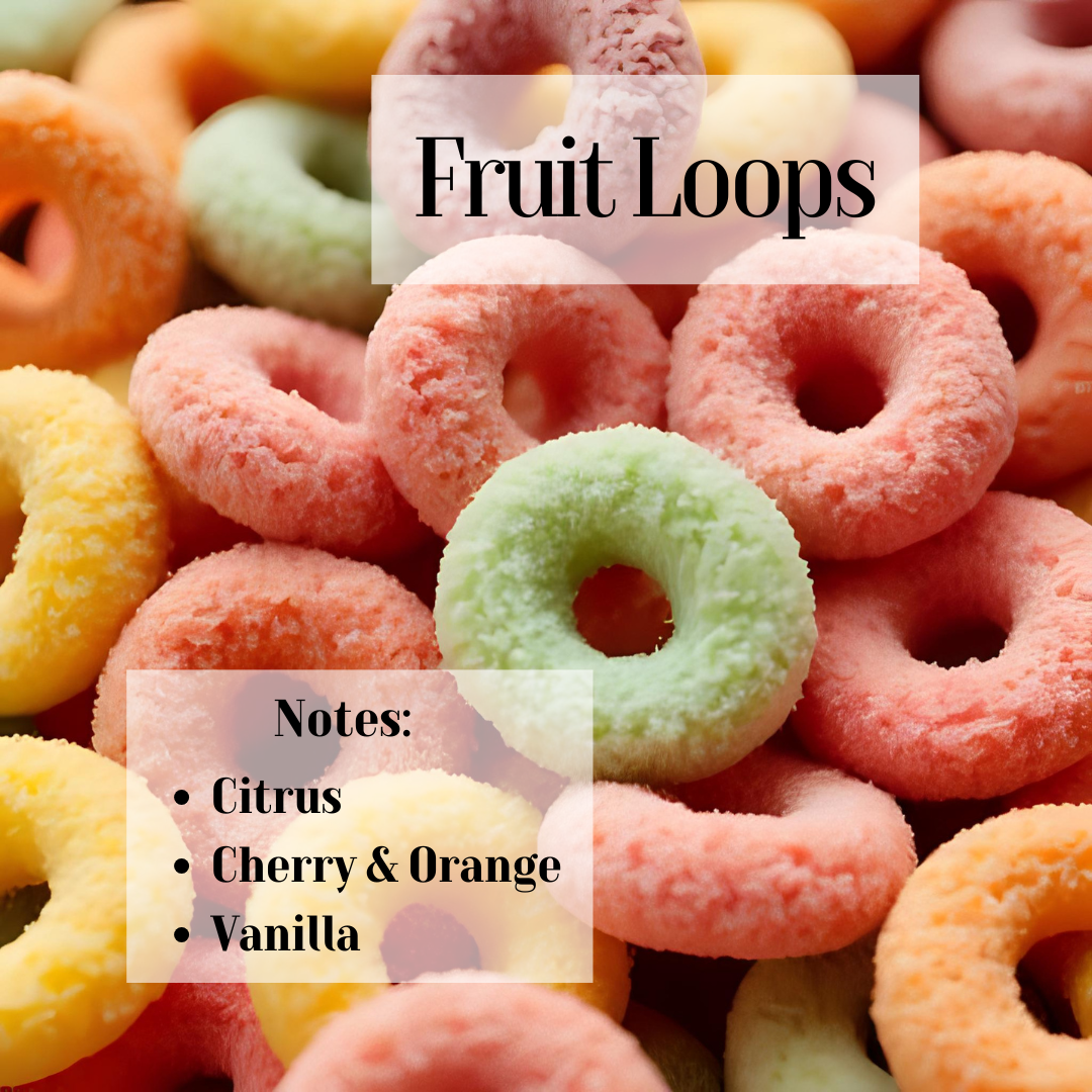 Fruit Loops- 3 Wick Scented Soy Candle