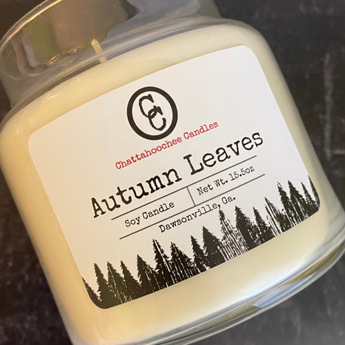 Autumn Leaves- 3 Wick Soy Candle