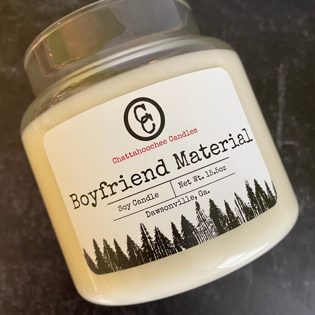 Boyfriend Material- 3 Wick Scented Soy Candle