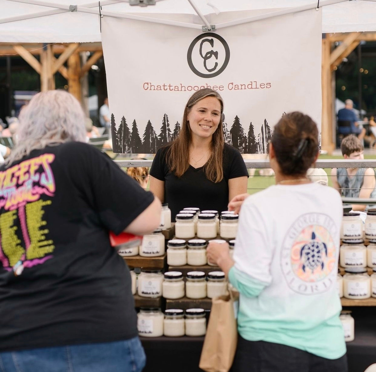 Jessica, founder of Chattahoochee Candles