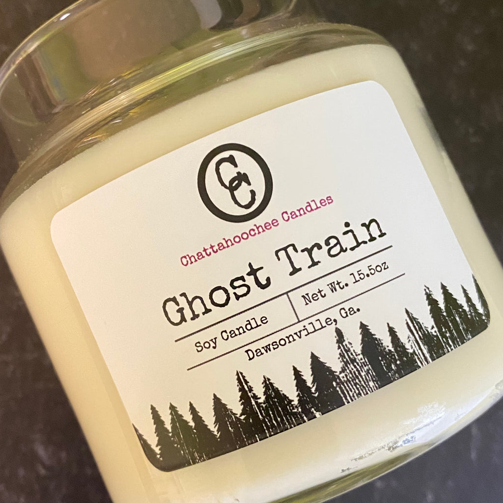 Ghost Train- 3 Wick Scented Soy Candle