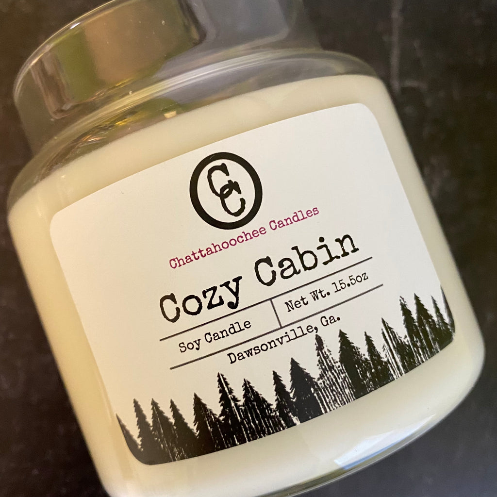 Cozy Cabin- 3 Wick Scented Soy Candle