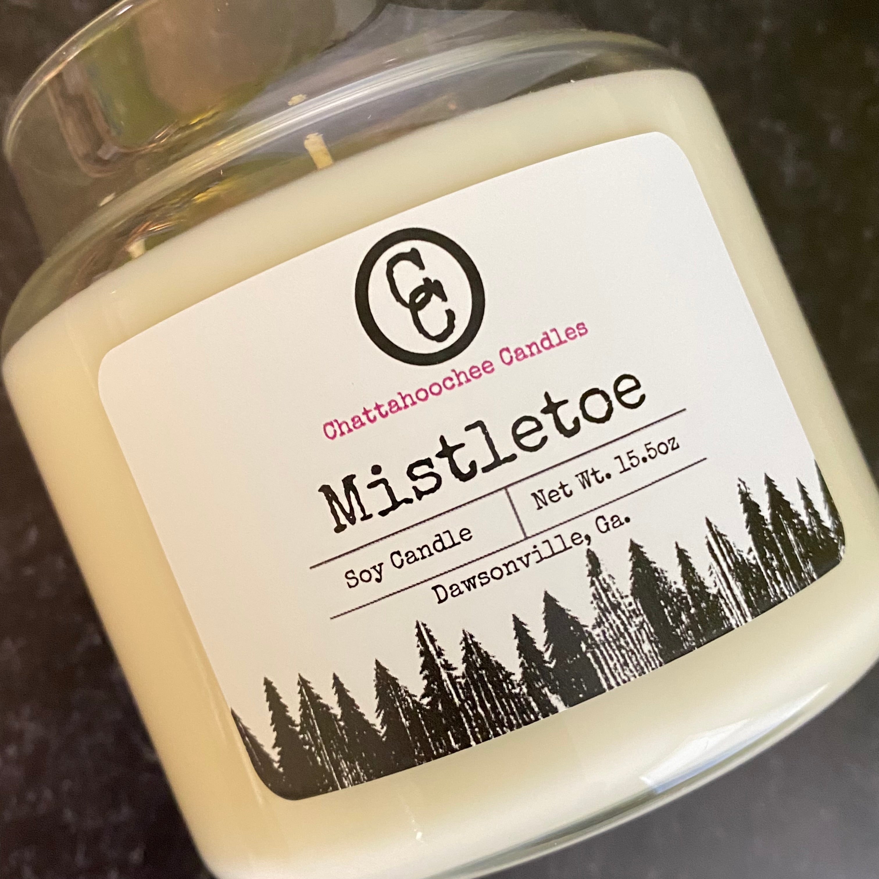 Mistletoe- 3 Wick Soy Candle