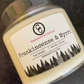 Frankincense & Myrrh- 3 Wick Scented Soy Candle