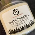 White Pumpkin- 3 Wick Scented Soy Candle