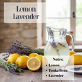 Lemon Lavender- 3 Wick Scented Soy Candle
