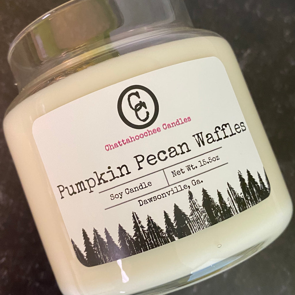 Pumpkin Pecan Waffles- 3 Wick Scented Soy Candle