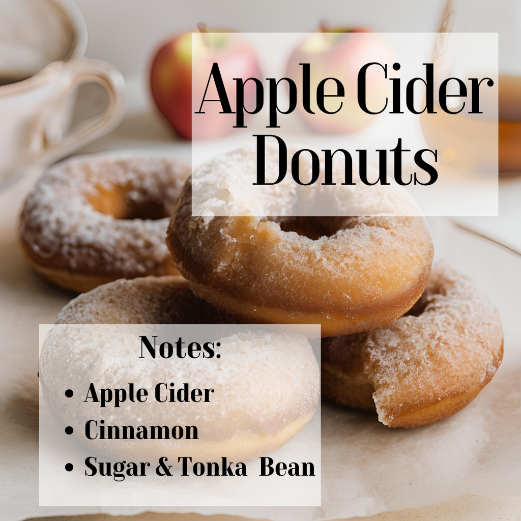 Apple Cider Donuts- 3 Wick Soy Candle