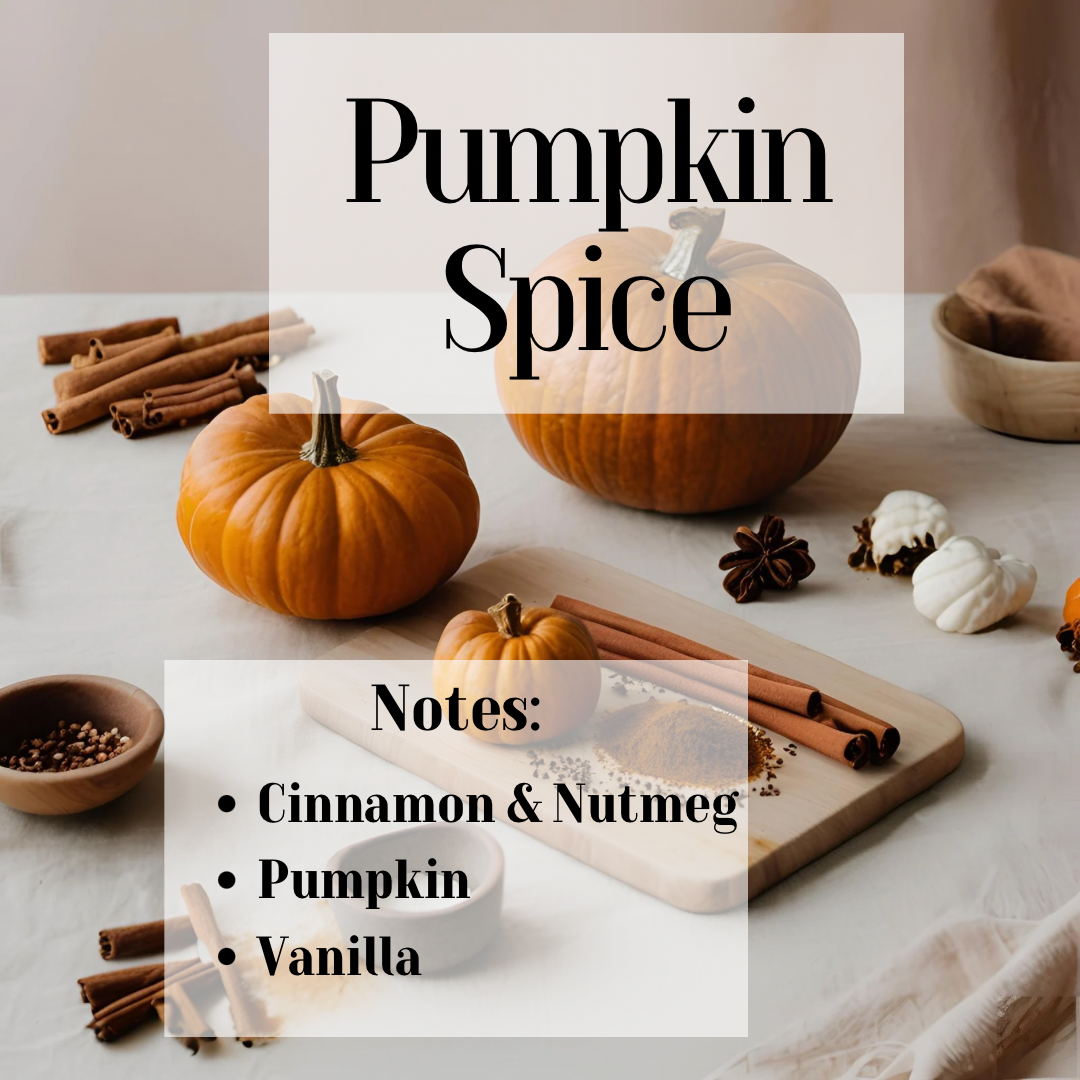 Pumpkin Spice- 3 Wick Scented Soy Candle