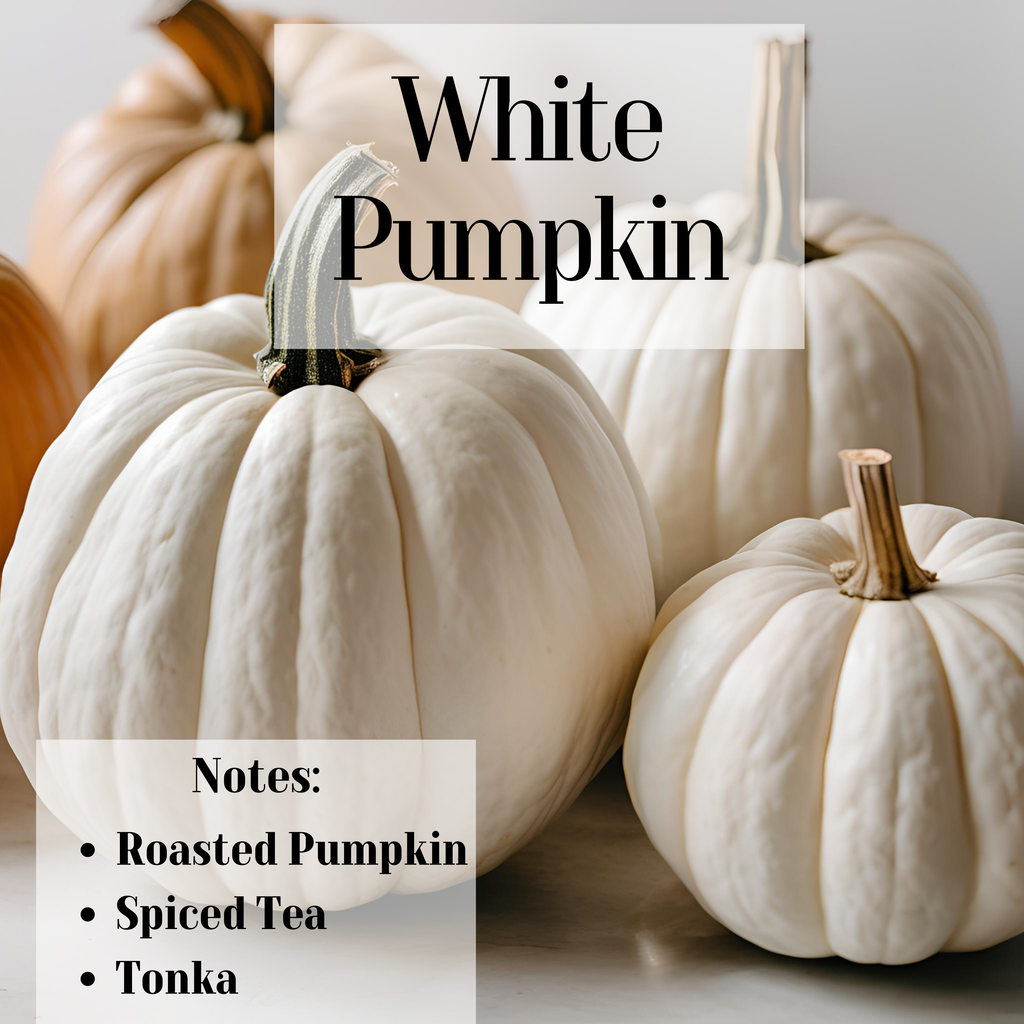 White Pumpkin- 3 Wick Scented Soy Candle